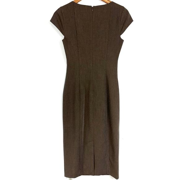 NWT Reformation Coco Pencil Midi Dress in Cafe Size 2 - Picture 11 of 16